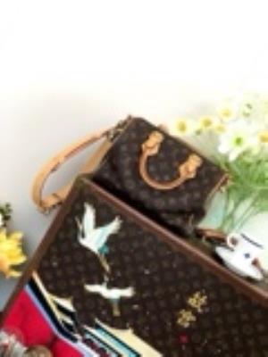 wholesale quality louis vuitton m24443 speedy p9 bandoulkere 25 coffee model no. 3